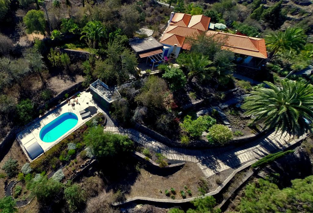 Feriendomizil Finca Tijarafe Mit Beheiztem, Abdeckbarem Pool Exterior photo
