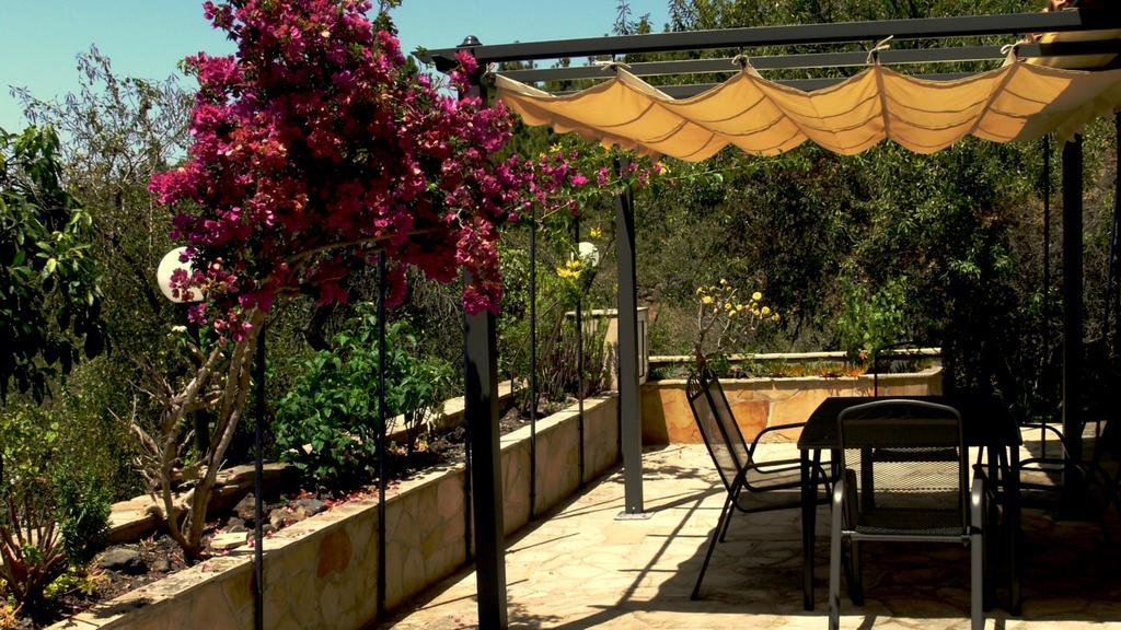 Feriendomizil Finca Tijarafe Mit Beheiztem, Abdeckbarem Pool Exterior photo